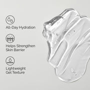 Claims of Natural Moisturizing Factors + Beta Glucan